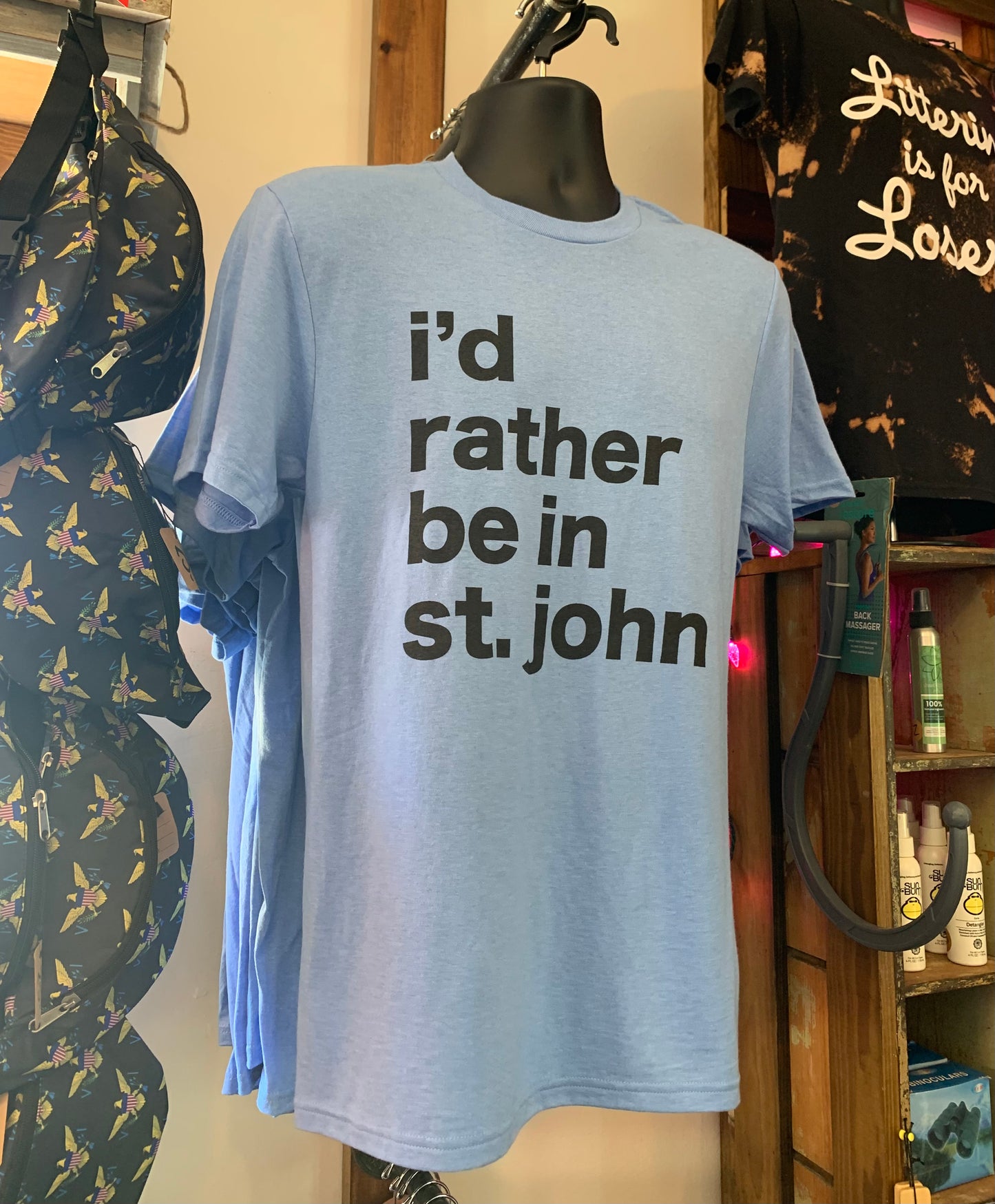 “I’d Rather Be in St. John” tee